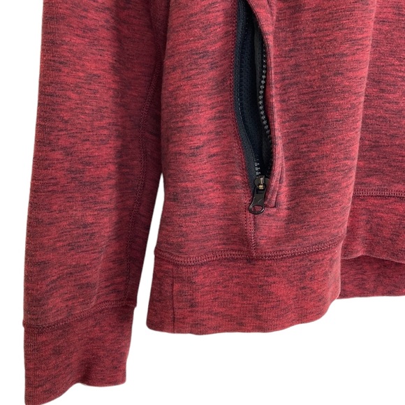 AEO Dark Red Spacedye Hoodie - Picture 3 of 12